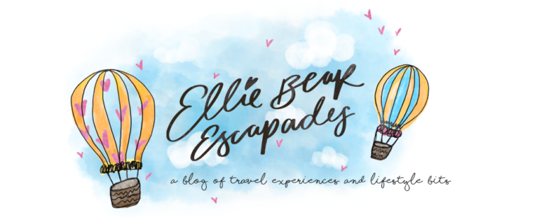 Ellie Bear Escapades site banner